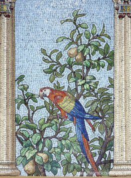 Mozaïek - Eetzaalkamer van de Sainte-Barbe-bibliotheek, Parijs Mozaïek - Eetzaalkamer van de Sainte-Barbe-bibliotheek, Parijs