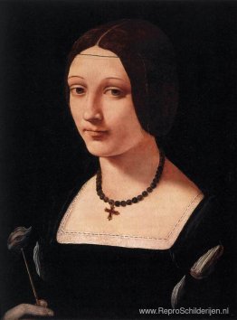 Portret van een dame als St. Lucy Portret van een dame als St. Lucy