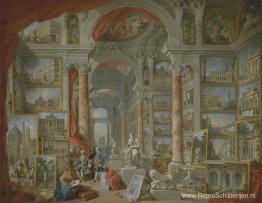 Fotogalerij met uitzicht op het moderne Rome Fotogalerij met uitzicht op het moderne Rome