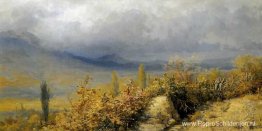 Herfstlandschap op de Krim Herfstlandschap op de Krim