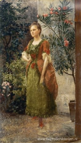 Portret van Emilie Flöge Portret van Emilie Flöge