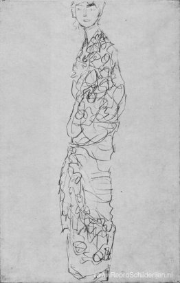 Staande vrouw in kimono (Dame im Kimono) Staande vrouw in kimono (Dame im Kimono)