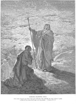 Samuël zegent Saul Samuël zegent Saul