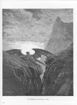 Plaat nr. 26 Boek VI regel 406 'Nu begon de nacht haar koers..' Plaat nr. 26 Boek VI regel 406 'Nu begon de nacht haar koers..'