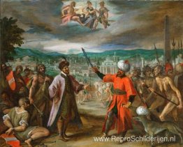 Allegorie op de oorlogsverklaring voor Constantinopel Allegorie op de oorlogsverklaring voor Constantinopel