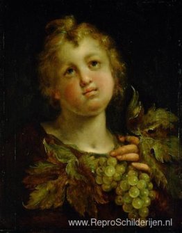 Jongen met druiven Jongen met druiven