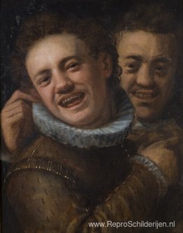 Twee lachende mannen (dubbel zelfportret) Twee lachende mannen (dubbel zelfportret)