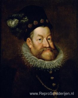 Portret van Rudolf II, keizer van het Heilige Roomse Rijk Portret van Rudolf II, keizer van het Heilige Roomse Rijk