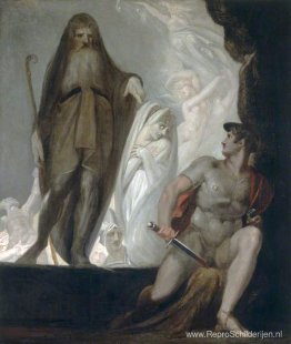 Teiresias voorspelt de toekomst aan Odysseus Teiresias voorspelt de toekomst aan Odysseus