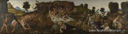 Het gevecht tussen de Lapiths en de Centauren Het gevecht tussen de Lapiths en de Centauren