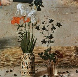 Bloem (detail van het middenpaneel van het Portinari-altaarstuk) Bloem (detail van het middenpaneel van het Portinari-altaarstuk)