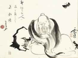 Zhuangzi droomt van een vlinder (of een vlinder droomt van Zhuan Zhuangzi droomt van een vlinder (of een vlinder droomt van Zhuan
