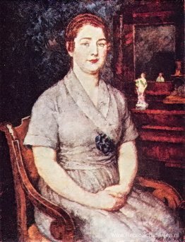 Portret van de vrouw van de kunstenaar, Maria Ivanovna Mashkova Portret van de vrouw van de kunstenaar, Maria Ivanovna Mashkova