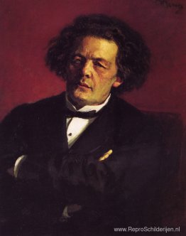 Portret van de pianist, dirigent en componist Anton Grigorievich Portret van de pianist, dirigent en componist Anton Grigorievich