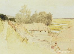 Het dorp Mokhnachi nabij Chuguyev Het dorp Mokhnachi nabij Chuguyev