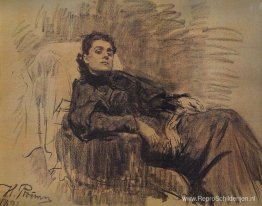 Portret van actrice Eleonora Duse Portret van actrice Eleonora Duse