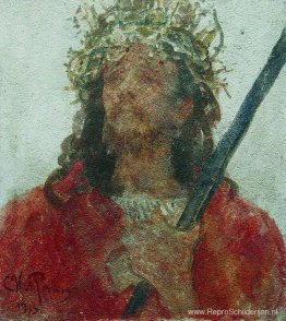 Jezus in een doornenkroon Jezus in een doornenkroon