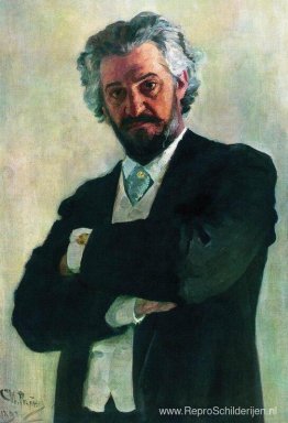 Portret van de Chello-speler Alexander Verzjbilovich Portret van de Chello-speler Alexander Verzjbilovich