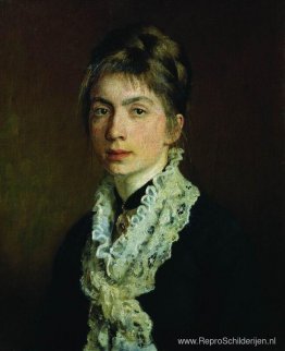 Portret van M.P. Shevtsova, echtgenote van A. Shevtsov Portret van M.P. Shevtsova, echtgenote van A. Shevtsov
