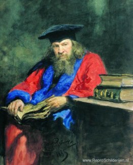 Portret van Dmitri Mendelejev Portret van Dmitri Mendelejev