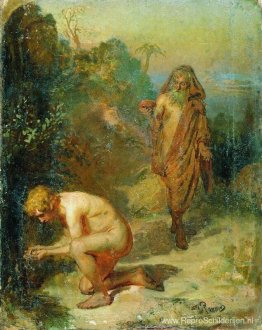 Diogenes en de jongen Diogenes en de jongen