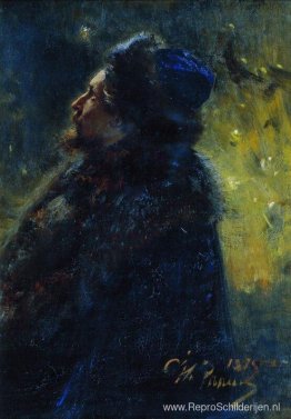 Portret van schilder Viktor Michajlovitsj Vasnetsov. Studie voor Portret van schilder Viktor Michajlovitsj Vasnetsov. Studie voor