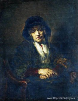 Portret van een oude vrouw Portret van een oude vrouw