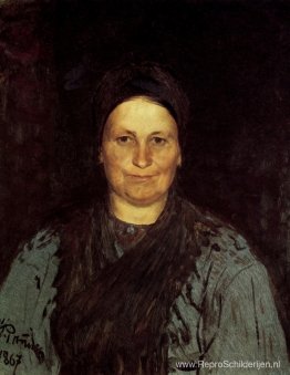 Tatjana Repina, de moeder van de kunstenaar Tatjana Repina, de moeder van de kunstenaar
