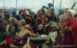 Het antwoord van de Kozakken van Zaporozje aan Sultan Mahmoud IV Het antwoord van de Kozakken van Zaporozje aan Sultan Mahmoud IV
