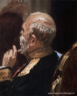 Portret van emeritus hoogleraar van de Keizerlijke Militaire Aca Portret van emeritus hoogleraar van de Keizerlijke Militaire Aca
