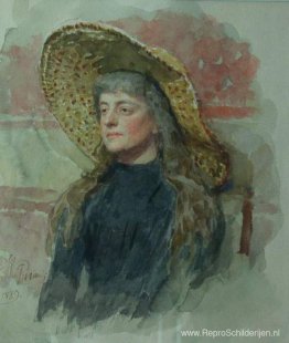 Portret van E. Zvantseva Portret van E. Zvantseva
