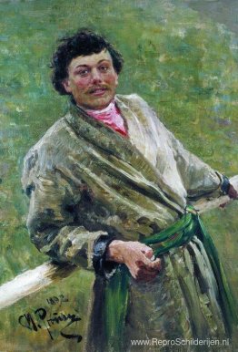 Portret van Sidor Sjavrov Portret van Sidor Sjavrov