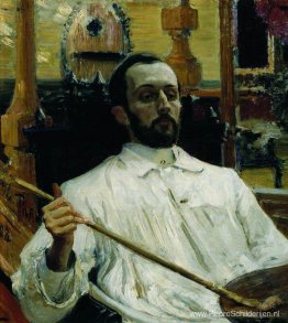 Portret van de kunstenaar D.N. Kardovskiy Portret van de kunstenaar D.N. Kardovskiy
