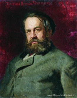 Portret van T.P. Chaplygin, een neef van Ilya Repin Portret van T.P. Chaplygin, een neef van Ilya Repin