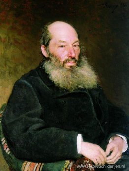 Portret van de dichter Afanasy Fet Portret van de dichter Afanasy Fet
