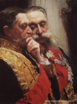 Portret van leden van de Staatsraad Ivan Logginovich Goremykin e Portret van leden van de Staatsraad Ivan Logginovich Goremykin e