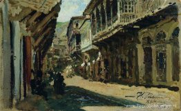 Straat in Tiflis Straat in Tiflis