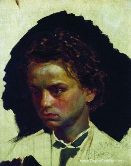 Jeugdportret van beeldhouwer Ilya Yakovlevich Ginzburg Jeugdportret van beeldhouwer Ilya Yakovlevich Ginzburg
