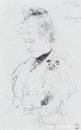 Portret van L.N. Jakovleva Portret van L.N. Jakovleva