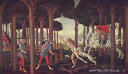 Het verhaal van Nastagio degli Onesti (I), uit De Decameron, van Het verhaal van Nastagio degli Onesti (I), uit De Decameron, van