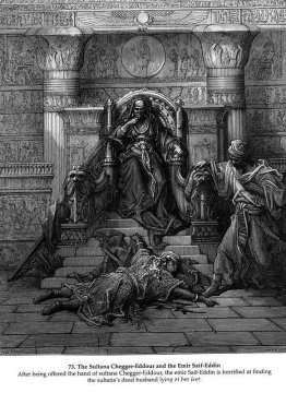 De Sultana Chegger-Eddour en de emir Saif-Eddin De Sultana Chegger-Eddour en de emir Saif-Eddin