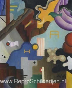 Futuristische compositie