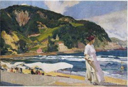 Maria op het strand, Zarauz Maria op het strand, Zarauz