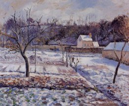 L'Hermitage, Pontoise Sneeuweffect L'Hermitage, Pontoise Sneeuweffect