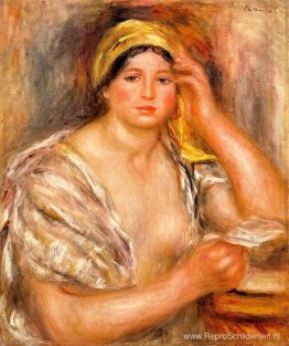 Vrouw met een gele tulband Vrouw met een gele tulband