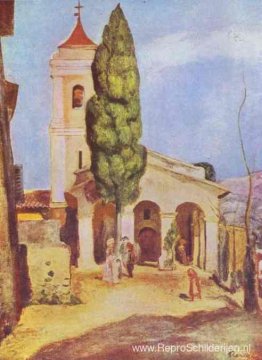 Een kerk in Cagnes Een kerk in Cagnes