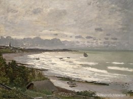 Het strand van Saint-Adresse Het strand van Saint-Adresse