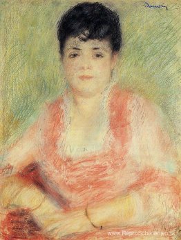 Portret in een roze jurk Portret in een roze jurk