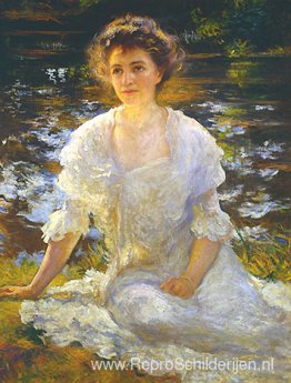 Portret van Elanor Hyde Phillips Portret van Elanor Hyde Phillips