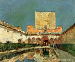 Het Alhambra (ook bekend als Zomerpaleis van de Kaliefen, Granad Het Alhambra (ook bekend als Zomerpaleis van de Kaliefen, Granad